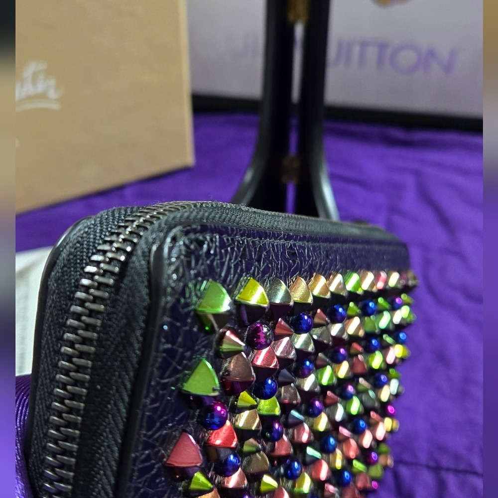 Christian Louboutin Panettone Multicolor Studded Wallet - Picture 5 of 15